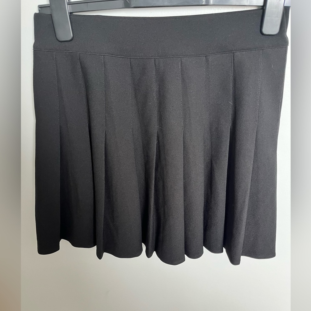 Pleated Mini Skirt